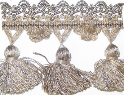 Stout Trim Apollo Tassel Fringe Taupe